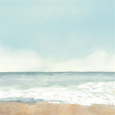 Free Vector | Beach background color pencil illustration