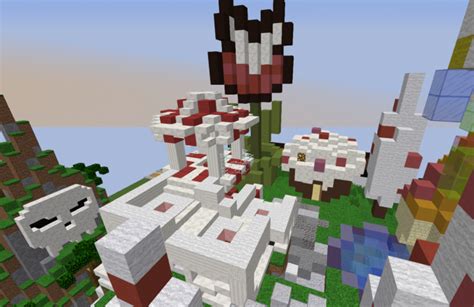 Creative Pixel Art Spawn [GREAT SPAWN!] Minecraft Map