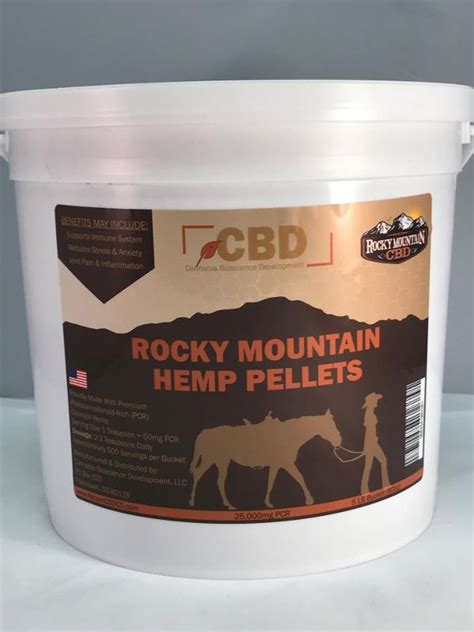 RebootCBDCo Horse Pellets - 12,500mg Organic PCR Hemp Pellets – Rebootcbdco