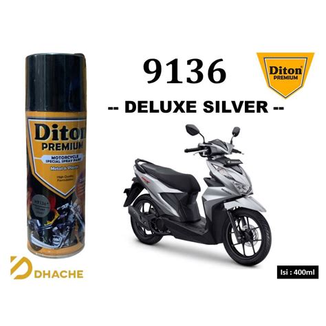 Jual Cat Pilox Diton Premium Honda Deluxe Silver Warna Silver