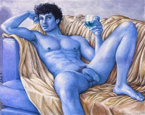 Rule Blue Body Blue Nipples Blue Skin Completely Naked Completely