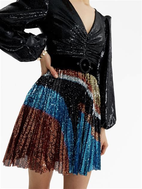 Rebecca Vallance Arizona Sequin Embellished Mini Dress Farfetch