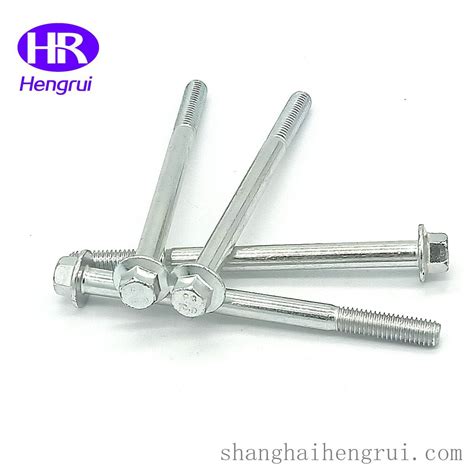 Hdg Astm A Gr A Cls Zinc Plated Hex Flange Bolt China Hex