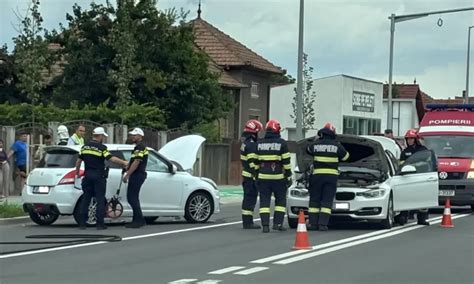 UPDATE FOTO VIDEO ACCIDENT la Alba Iulia Un tânăr a ajuns la spital