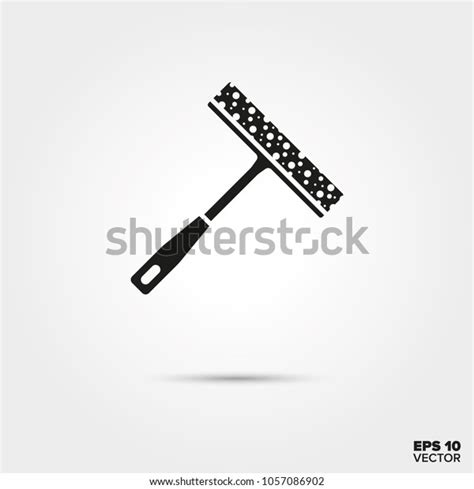 Squeegee Vector Icon Window Cleaning Symbol Stock Vector Royalty Free 1057086902