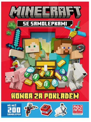 Kniha Minecraft Honba Za Pokladem Se Samolepkami Xzone Cz