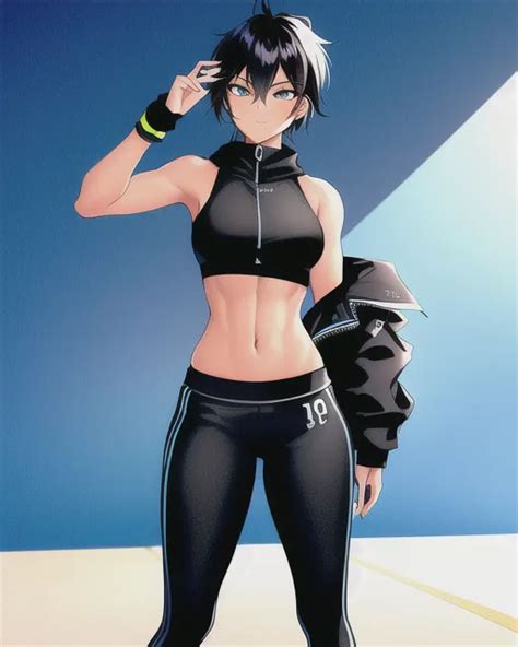 Stylish Tomboy Athlete Starryai