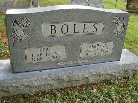 Simpson Clyde Boles Homenaje De Find A Grave