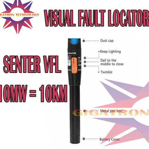 Jual Harga Promo Visual Fault Locator Mw Vfl Laser Senter Fiber