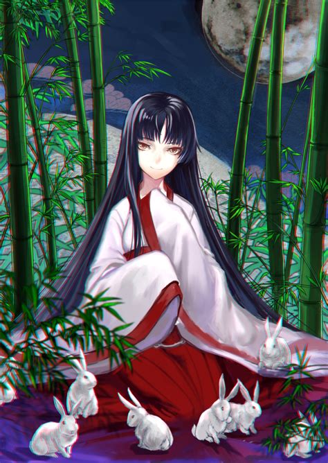 Safebooru 1girl Alternate Costume Animal Bamboo Bamboo Forest Black