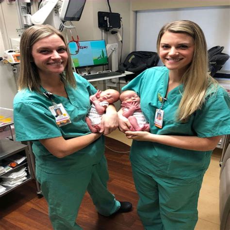 Identical Twin Nurses Help Deliver Identical Twin Girls In Hospital