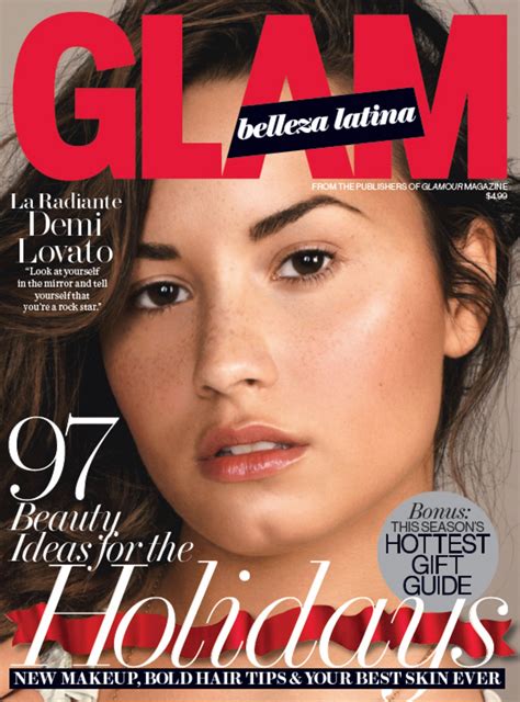 Demi Lovatos Beauty Interview With Glam Belleza Latina Glamour