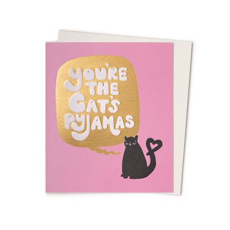 Youre The Cats Pyjamas Card Bam Store Space