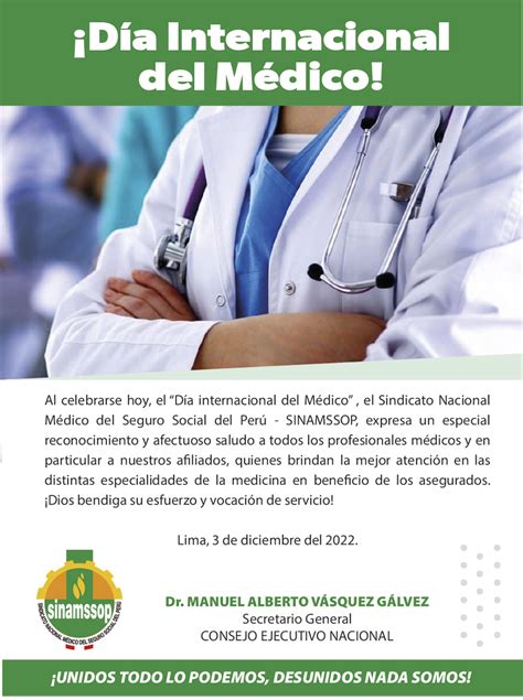 ¡día Internacional Del Médico