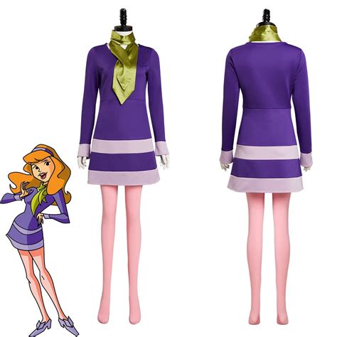 Scooby Cosplay Doo ¿ Dónde Estás Daphne Blake Disfraz Trajes Traje De Halloween Carnaval