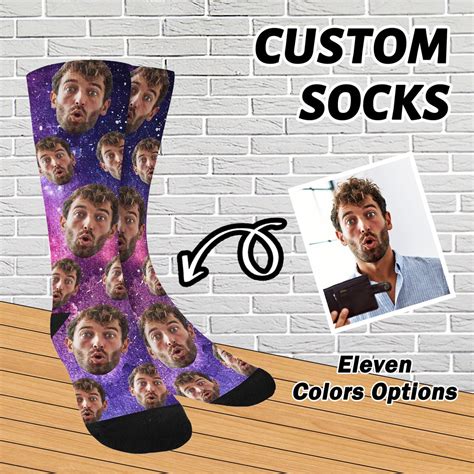 Customized Face Socks Custom Socks Gift For Women And Men Face On