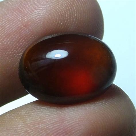 Aaa 14x10 Mm Oval Shape Natural Hessonite Garnet Reddish Brown Color