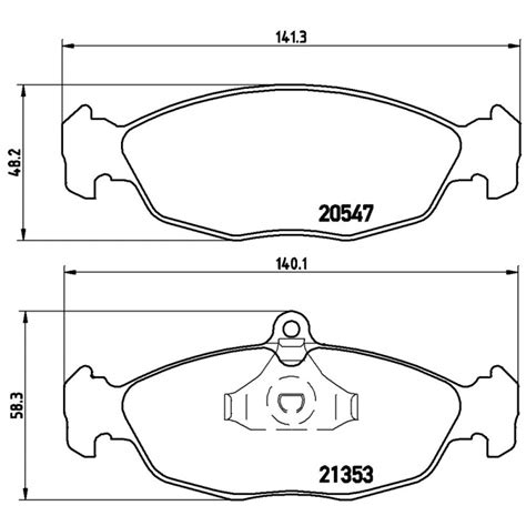 Juego De Balatas De Ruedas Delanteras Premium Ceramic Brembo