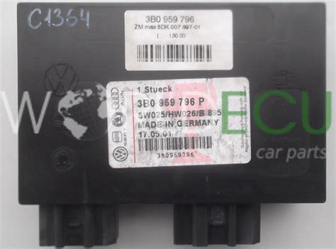 Comfort Control Module Vw Seat Skoda Hella Dk Dk