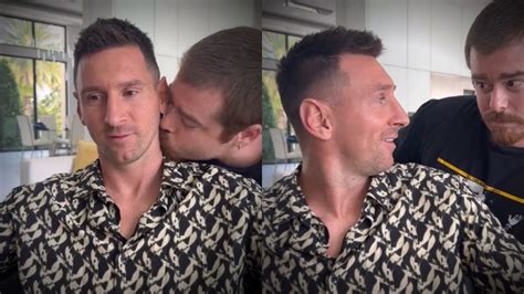 Charlamos Beb Lionel Messi Protagoniza Video Viral Con Beso Incluido