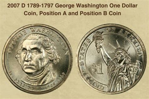 1789 1797 George Washington 1 Gold Dollar Coin Value Errors List D S And P Mint Mark