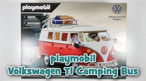 Playmobil Volkswagen T Camping Bus Unboxing Youtube