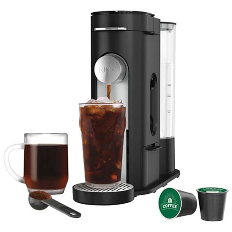 Ninja Pods Grounds Single Serve Coffee Maker Black Best Buy Canada