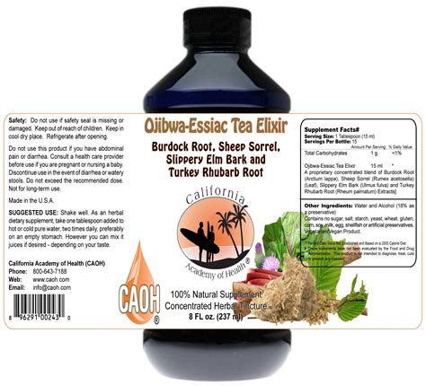 Ojibwa Essiac Tea Elixir Oz R