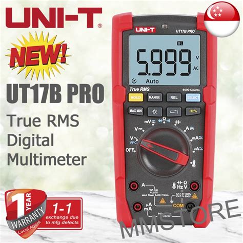 Uni T UT17B PRO 1000V True RMS Digital Multimeter MM Store