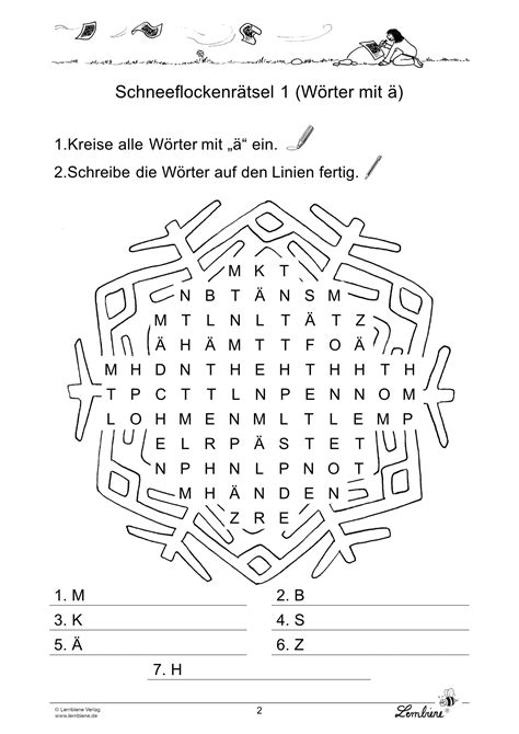 Grundschule Unterrichtsmaterial Deutsch R Tsel Und Spiele