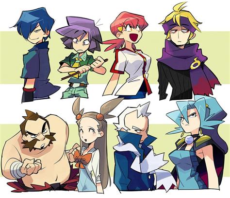 Johto Gym Leaders : pokemon