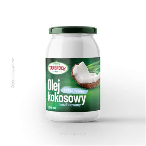 Olej Kokosowy Extra Virgin Nierafinowany 900ml JarmarkNatury