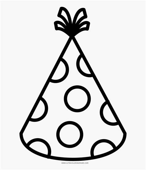 Clip Art Birthday Hat Clipart Black And White Birthday Party Hat