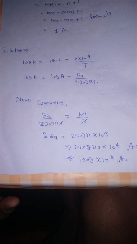 Whun The Rate Constant The First Order Decomposition Of H O Is Given