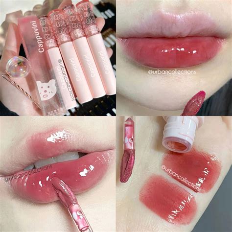 Jual Cappuvini Glass Lipgloss Korean Lip Gloss Water Lipgloss Mirror Korean Lipstick Lip Tint