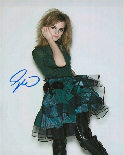 EMMA WATSON HARRY POTTER SIGNED 8X10 PHOTO WITH COA | #3904784800