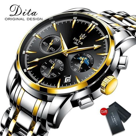 Top Brand Luxury Stainless Steel Sport Chronograph Man Hand Wrist