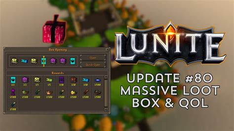 Crazy Update Massive Mystery Box And More Lunite Rsps Giveaway