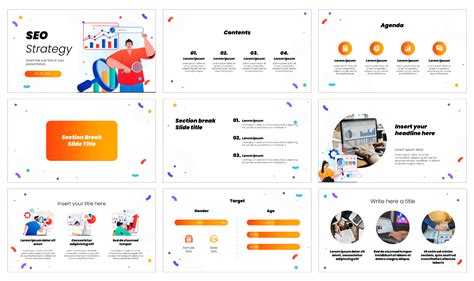 Infographic Seo Powerpoint Template Free Download