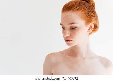 Close Picture Attractive Naked Ginger Woman Stock Photo Shutterstock