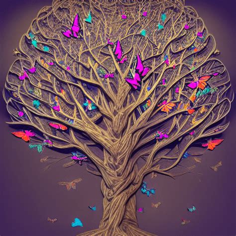 Butterfly Tree Artstation Visual Novel Graphic · Creative Fabrica