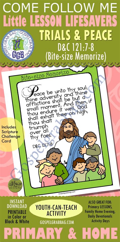 Primary And Home Come Follow Me Activities March Week 1 New Testament