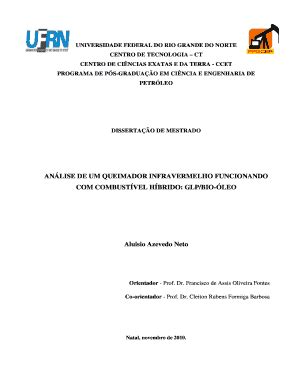 Preench Vel Dispon Vel Idade Federal Do Rio Grande Do Norte Fax Email