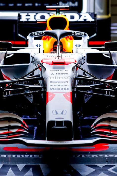 The Front End Of A Red Bull Racing Car