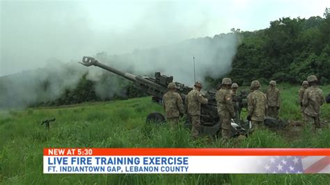 Fort Indiantown Gap Conducts Live Artillery Training