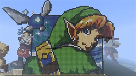 My pixel art of Link (MineCraft) by koopade on DeviantArt