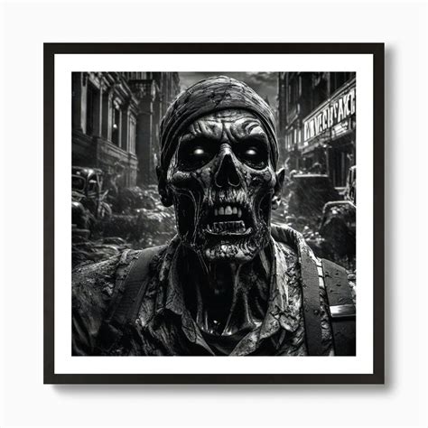 Zombie In The City Art Print by Noctarius - Fy