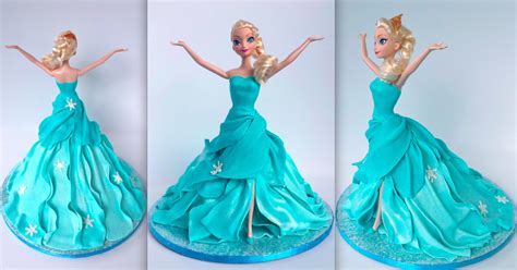 cake blog elsa doll cake tutorial elsa cake tutorial elsa doll cake