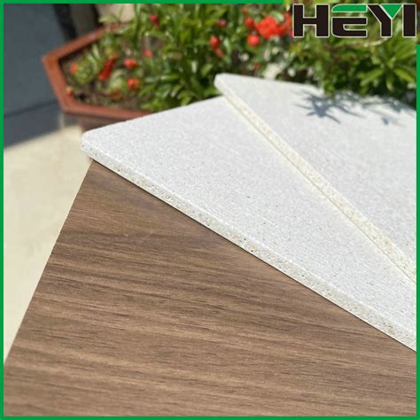 Mm X Mgo Cement Board Hpl Laminated Fireproof Decorative Panel