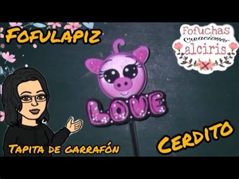 Tapa De Garrafon Cerdito Fofulapiz Como Se Hace Paso A Paso DIY